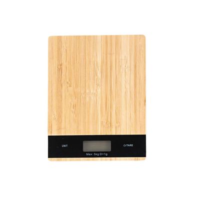 Balanza Digital De Cocina Hasta 5 Kg Bambu DAY