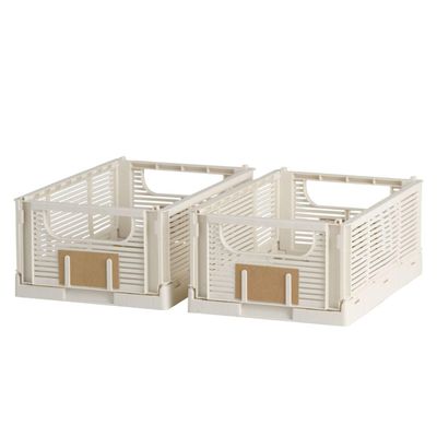 Imagen 1 del producto Set 2 Cajas De Almacenamiento Plegable 25 X 17 X10 cm DAY