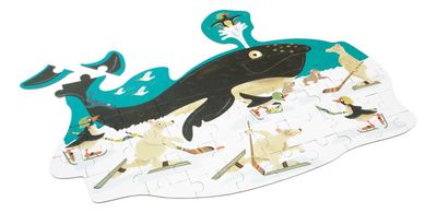 Imagen 2 del producto Puzzle 60Pcs Con Forma Ballena Scratch Europe