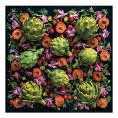 Puzzle 500Pcs Alcachofa Floral Mudpuppy