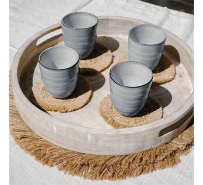 Imagen 2 del producto Set 4 Vasos Cerámica 270 ml Amalfi Simplit