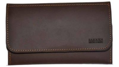 Tabaquera de Cuero Cowboy Raiquén Hecha a Mano