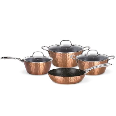 Imagen 2 del producto Batería Cocina Copper 7pzs + Set 12 Utensilios Negro Simplit