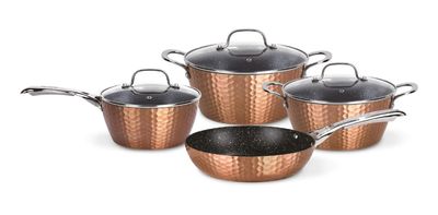 Batería de Cocina Antiadherente Copper 7 Piezas Simplit