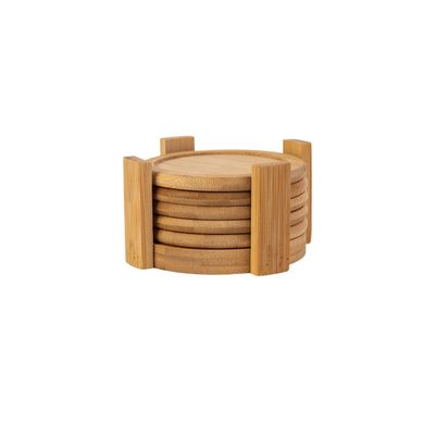 Set de 6 Posasvasos Madera Bambú Secret de Gourmet