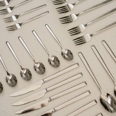 Imagen 2 del producto Set de Cuchillería 30 pcs Cubiertos Acero Inoxidable Sicilia