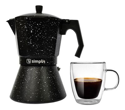 Imagen 2 del producto Pack Cafetera Italiana 12 Tazas + Taza Doble Pared 350 ml