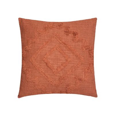 Cojín Decorativo Diseño Inca Algodón y Poliéster Atmosphera Terracota