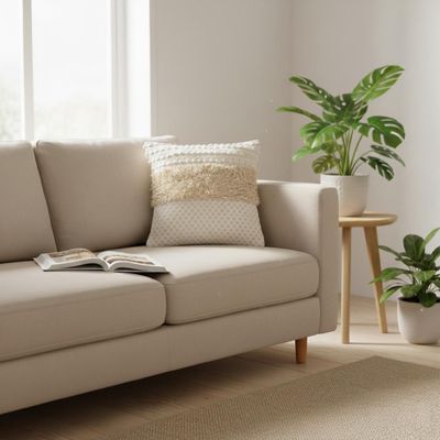 Imagen 2 del producto Cojín Decorativo Texturizado Sand 40x40 cm Atmosphera