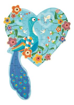 Puzzle 40Pcs Con Forma Pavo Real Scratch Europe