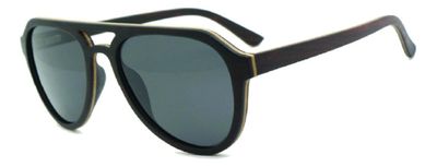 Imagen 2 del producto Anteojo de sol Pilot Palo de Rosa Negro Lenzi