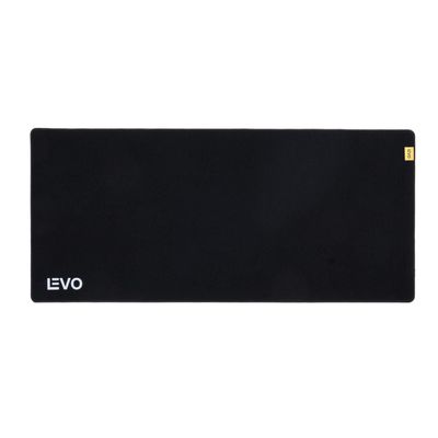 Mousepad Battlemat XXL 90x40 cm Antideslizante Negro Levo