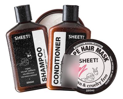 Tratamiento Pelo Dañado Shampoo Acondicionador Crema Sheet