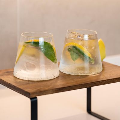 Imagen 2 del producto Pack 4 Vasos de Vidrio Estilo Japonés 320 ml Simplit