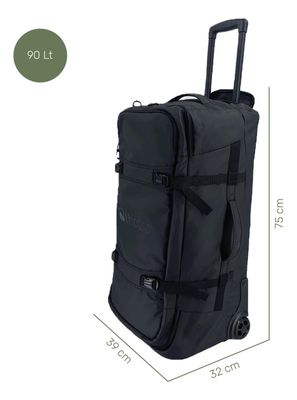 Imagen 2 del producto Maleta Bolso Trolly Expedition Duffel 90lts Black