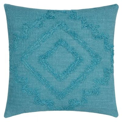 Cojín Decorativo Diseño Inca Algodón y Poliéster Atmosphera  Negro Gris