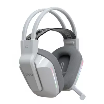Audífono Gamer Inalámbrico Zenit Elite Bluetooth Blanco Levo