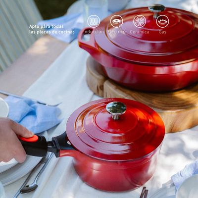 Imagen 2 del producto Pack Olla 24cm + Olla Salsa 18cm + Sartén 24cm Toulouse