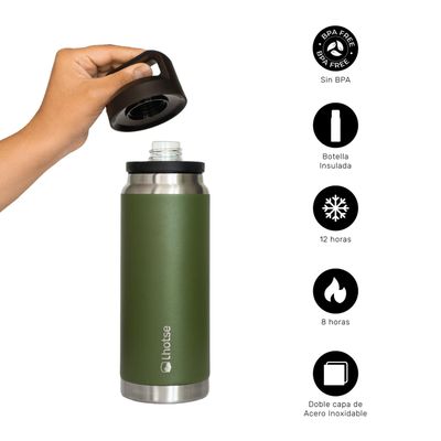 Imagen 2 del producto Botella Térmica Insulada Indo 800ml Lhotse Rosado Púrpura