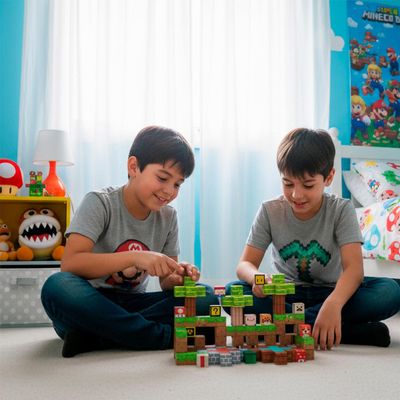 Imagen 2 del producto ⁠Juego Bloques Magnéticos 75pcs MineBlocks Mundo Bandú