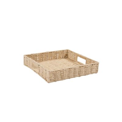 Imagen 2 del producto Bandeja Cuadrada Kord 35cm Beige Mimbre 5Five