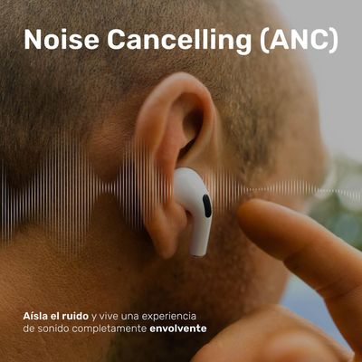 Imagen 2 del producto Audífonos Lhotse RM7 Pro Inalámbrico Blanco