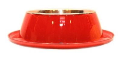 Imagen 2 del producto Plato Melamina Anti-hormigas Rojo Talla M Perro Mascan