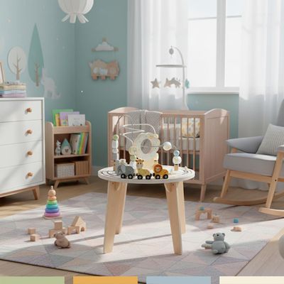 Imagen 2 del producto Mesa Infantil Aprendizaje Didactica 7 en 1 Montessori Bandú