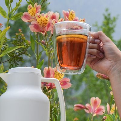 Imagen 2 del producto Set 4 Tazas de Vidrio Doble Pared 350 ml Simplit