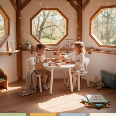 Imagen 2 del producto Set Juego Pastelería Corta Postre Infantil Niño Madera Bandú