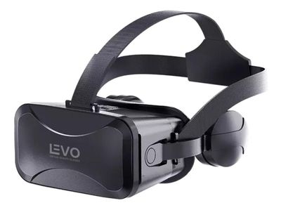 Lentes de Realidad Virtual Vr Box Ultra + Audífonos LEVO