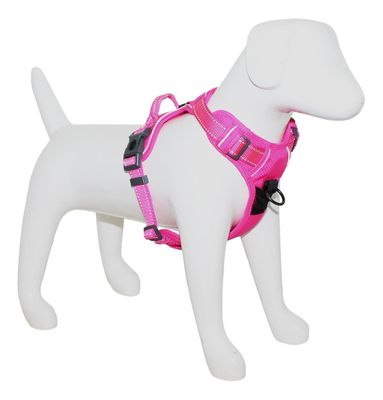 Imagen 2 del producto Arnés Deportivo De Control L Fucsia Perro Mascan