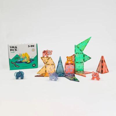 Imagen 2 del producto Imanix Jungle 30 Piezas Mágneticas