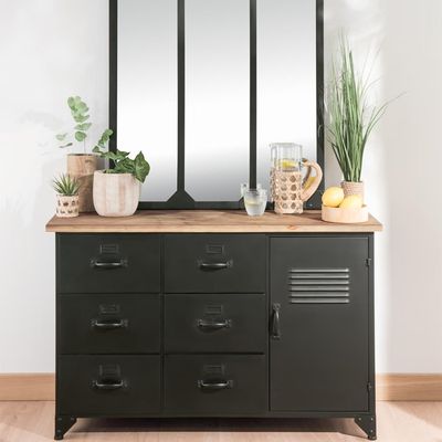 Imagen 2 del producto Arrimo Cierna Metal Madera 148 X 51 X 85cm Atmosphera