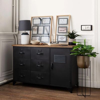 Imagen 2 del producto Arrimo Cierna Metal Madera 148 X 51 X 85cm Atmosphera