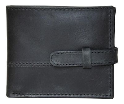 Billetera Cuero Pehoé Con Pasador Hecha a mano Raiquen