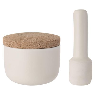 Mortero Blanco Con Tapa BERGHOFF