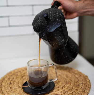 Imagen 2 del producto Cafetera Italiana Negra Granito 12 Tazas Simplit