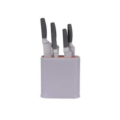Imagen 1 del producto Taco De Cuchillos 6 Pcs Gris Leo Berghoff