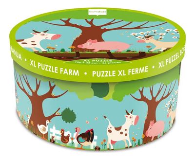 Imagen 2 del producto Puzzle 36Pcs De Piso Granja Scratch Europe