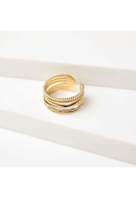 Anillo 19v69 Dorado Mujer STR270