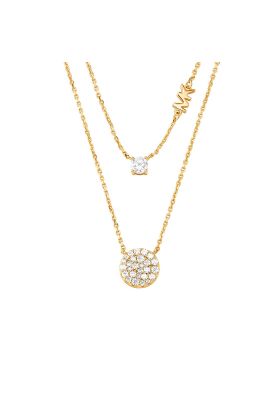 Collar Doble Michael Kors Dorado Mujer