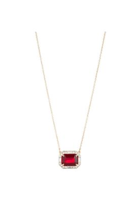 Collar Lauren Ralph Lauren Dorado Rojo 14N00549