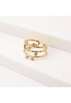 Imagen 2 del producto Anillo  19v69 Dorado Mujer STR167