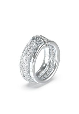 Anillo Guess JUBR05198JWRH54 Plateado
