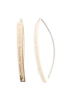 Aros Colgantes Ralph Lauren Dorado Mujer