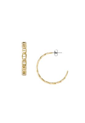 Aros Fossil JF04781710 Dorado Mujer