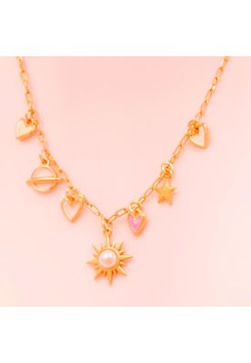 Collar 19V69 Italia Dorado Mujer STNE280