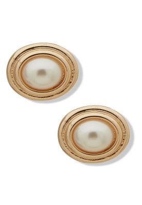 Aros Anne Klein Dorado Mujer 01G00749