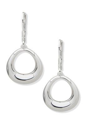 Aros Anne Klein Plateados 01G01143